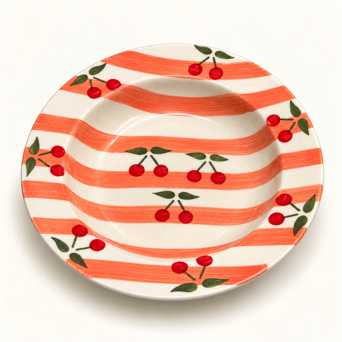 Cherry on Top (Large Pasta Plate)