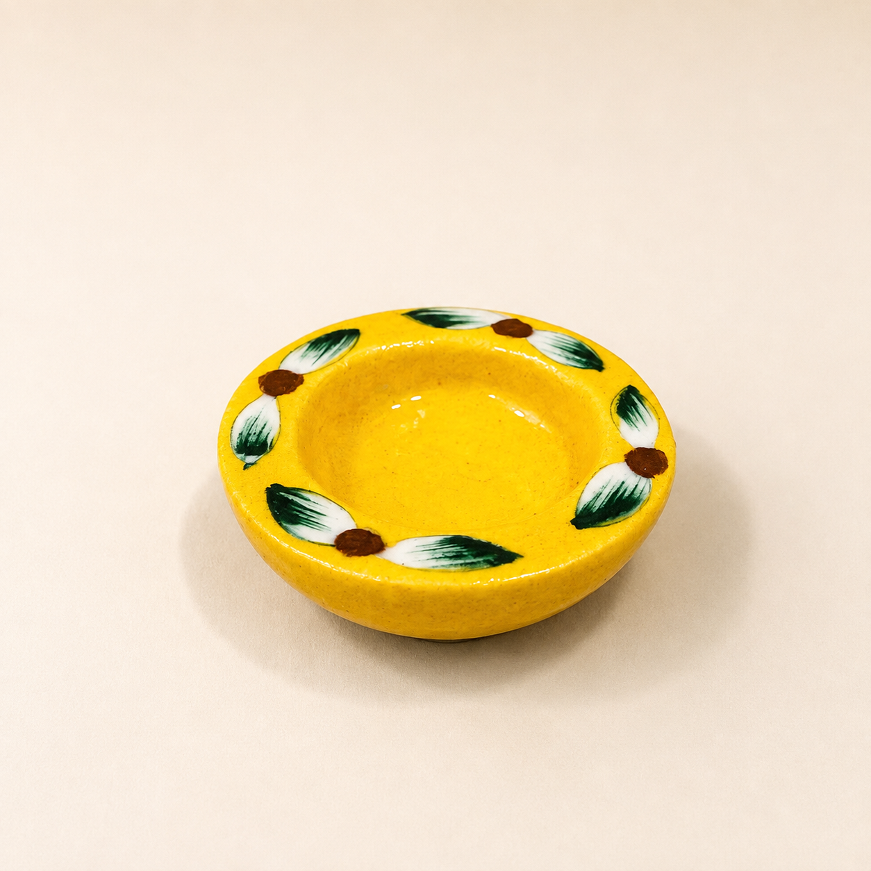 Blue Pottery Tea Light Holder