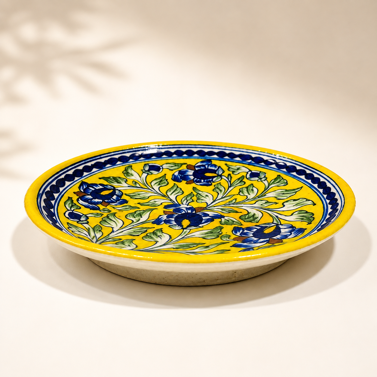 8-inch Blue Pottery Plate