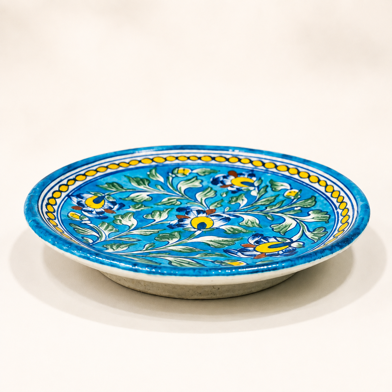 8-inch Blue Pottery Plate