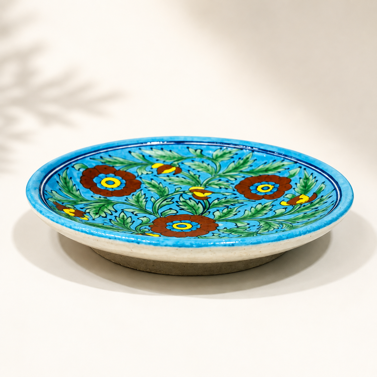 8-inch Blue Pottery Plate