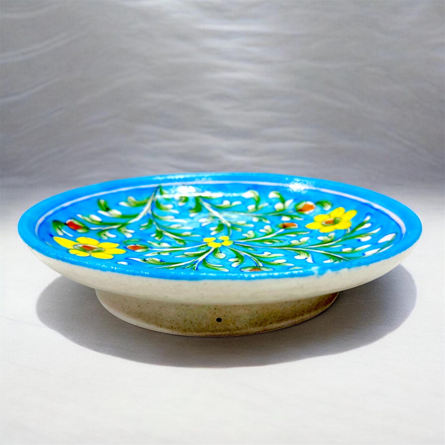 8-inch Blue Pottery Plate