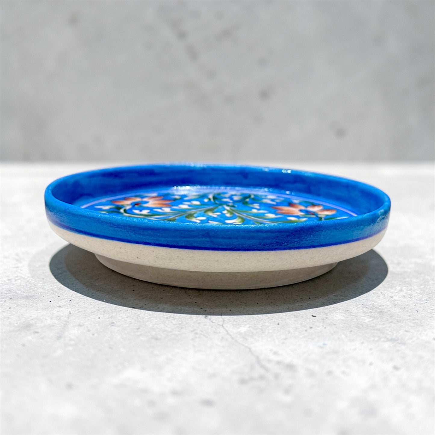 9-inch Blue Pottery Thali