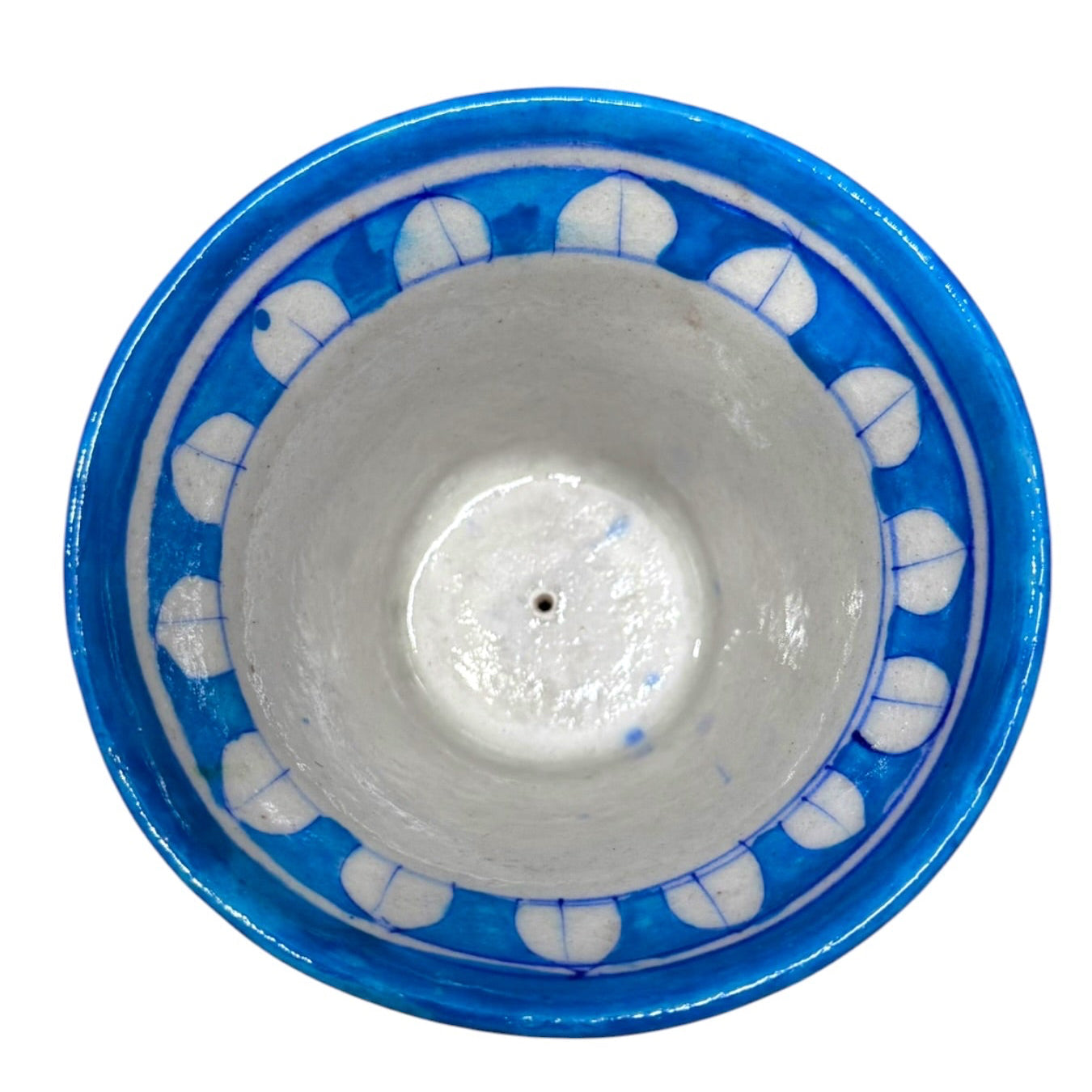 4-Inch Blue Pottery Planter