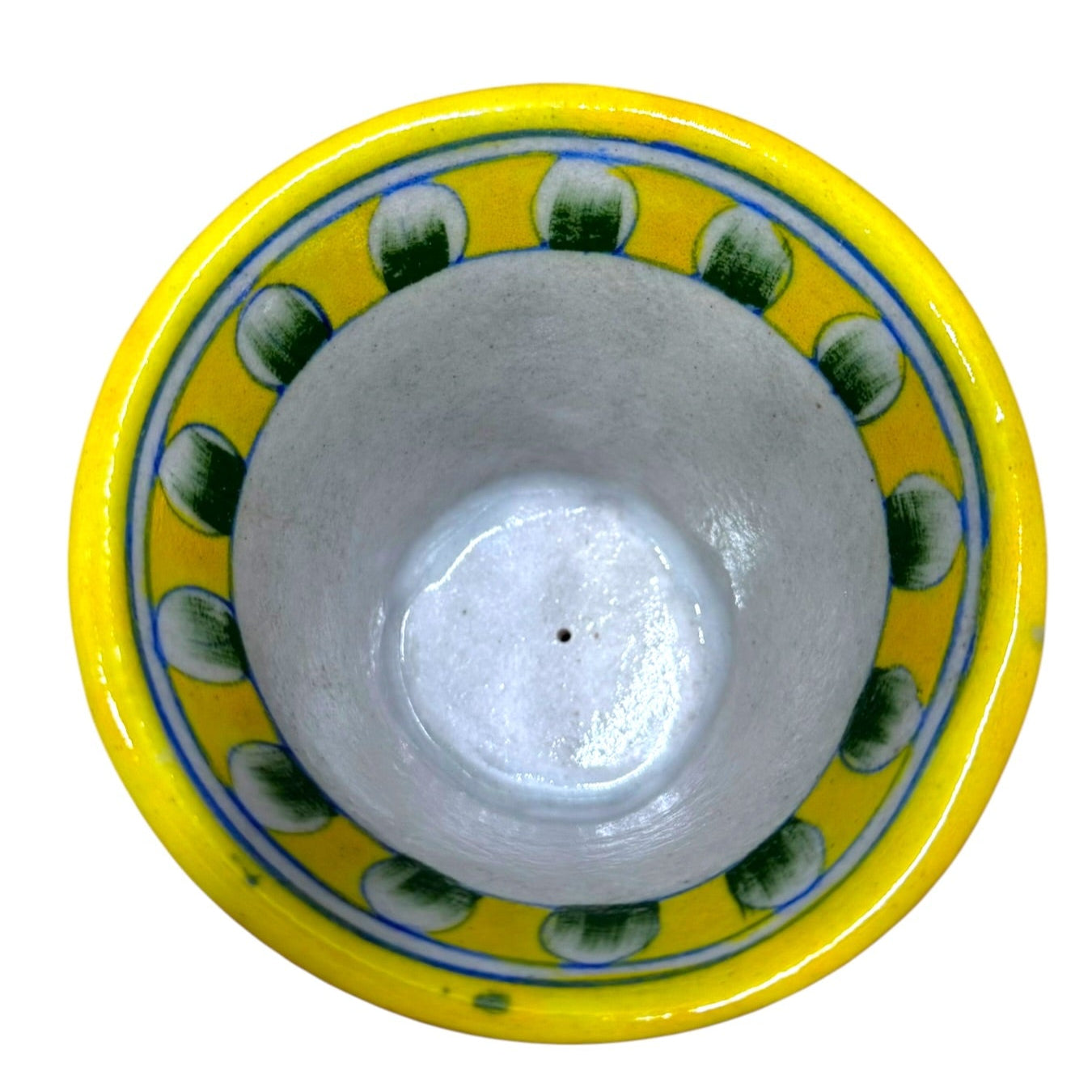4-Inch Blue Pottery Planter