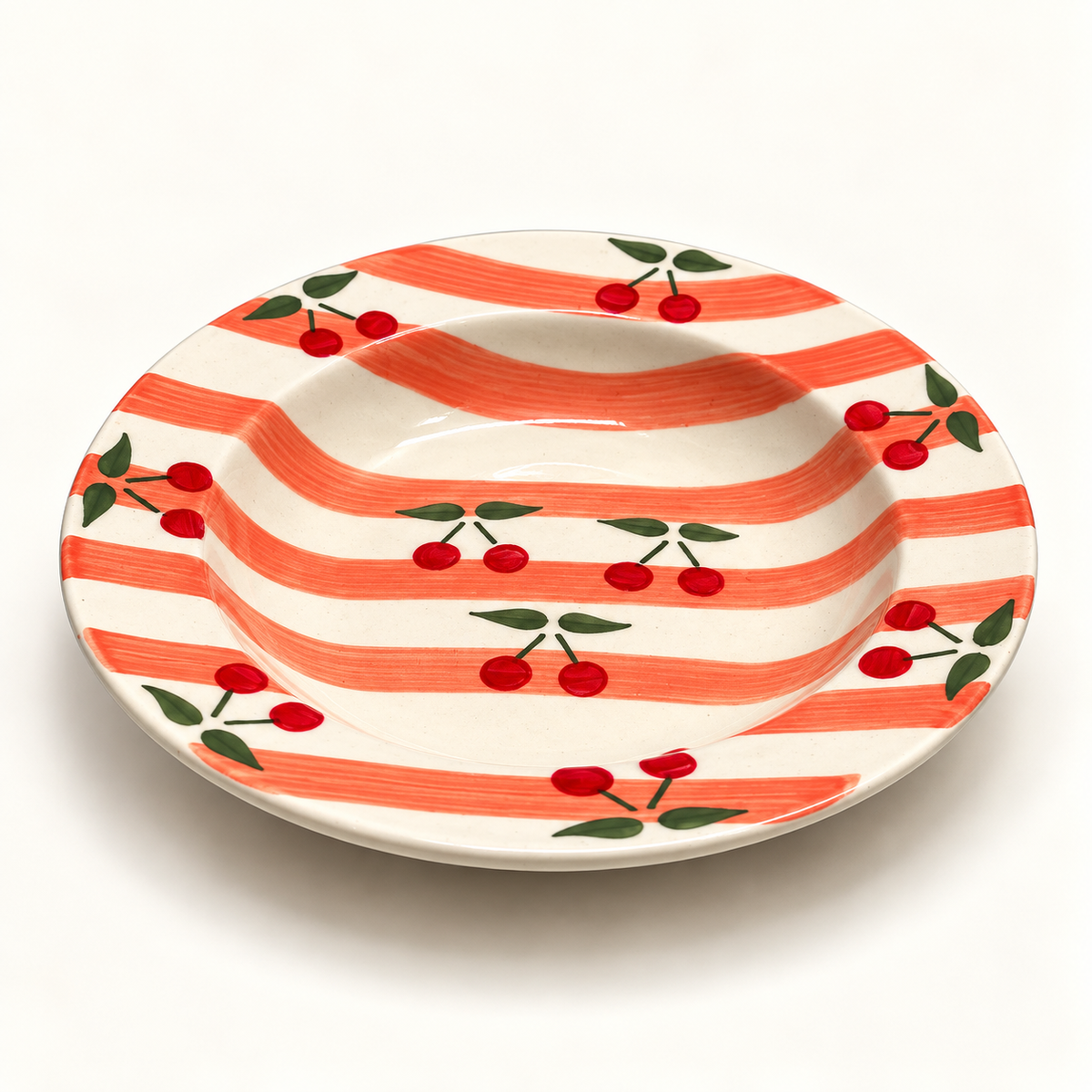 Cherry on Top (Large Pasta Plate)