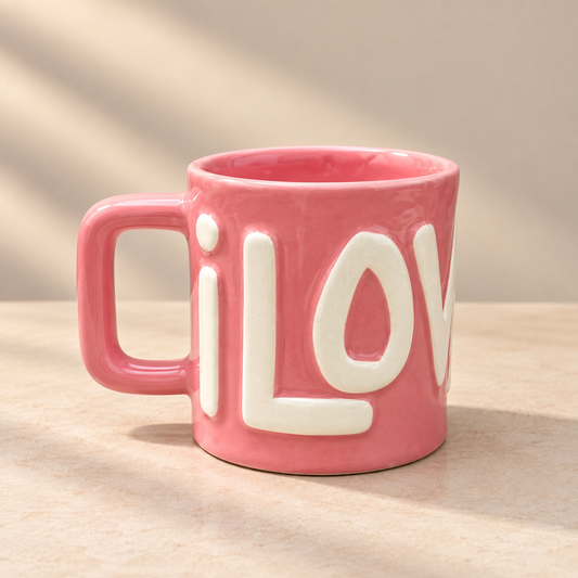 I Love You (1 piece, Pink)