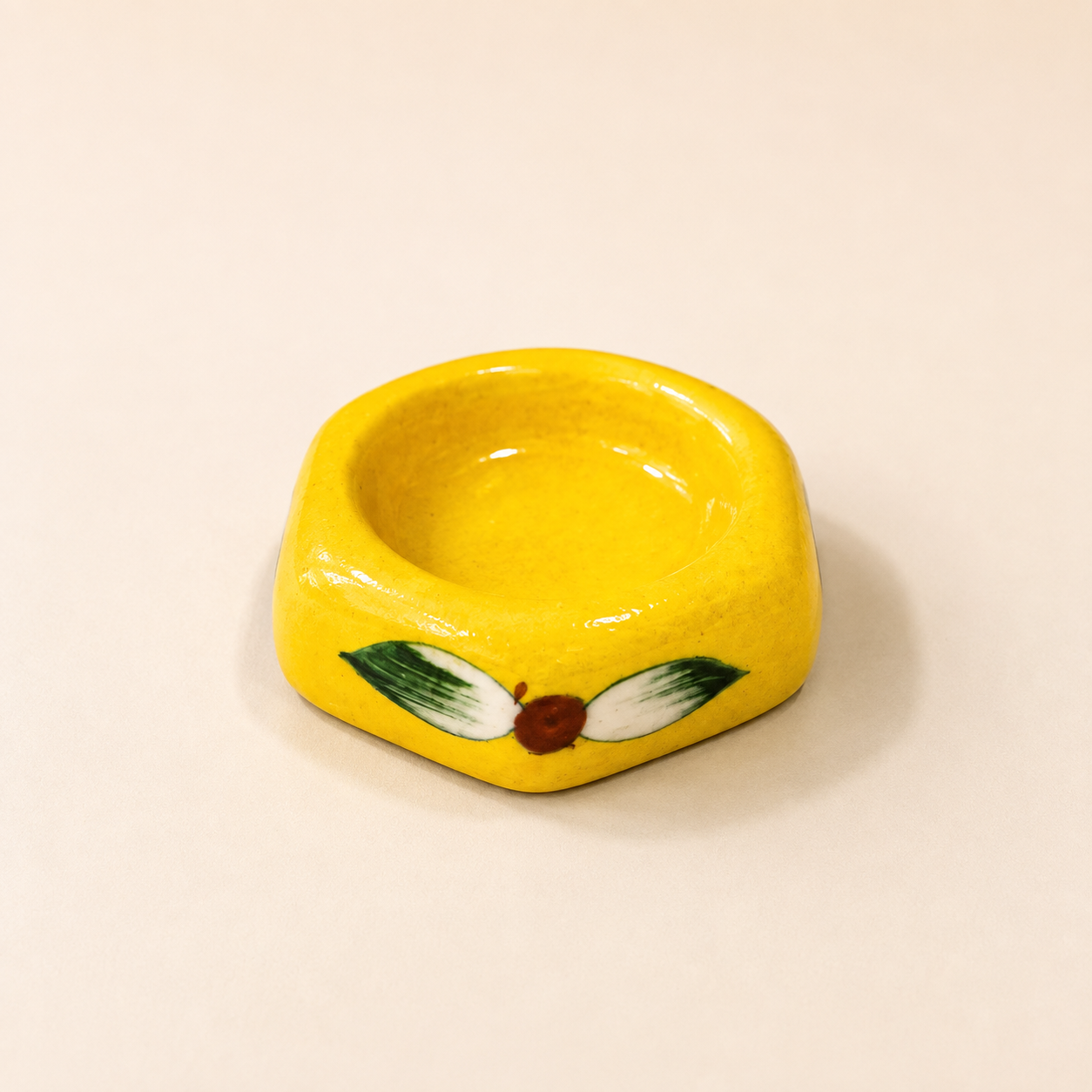 Blue Pottery Tea Light Holder