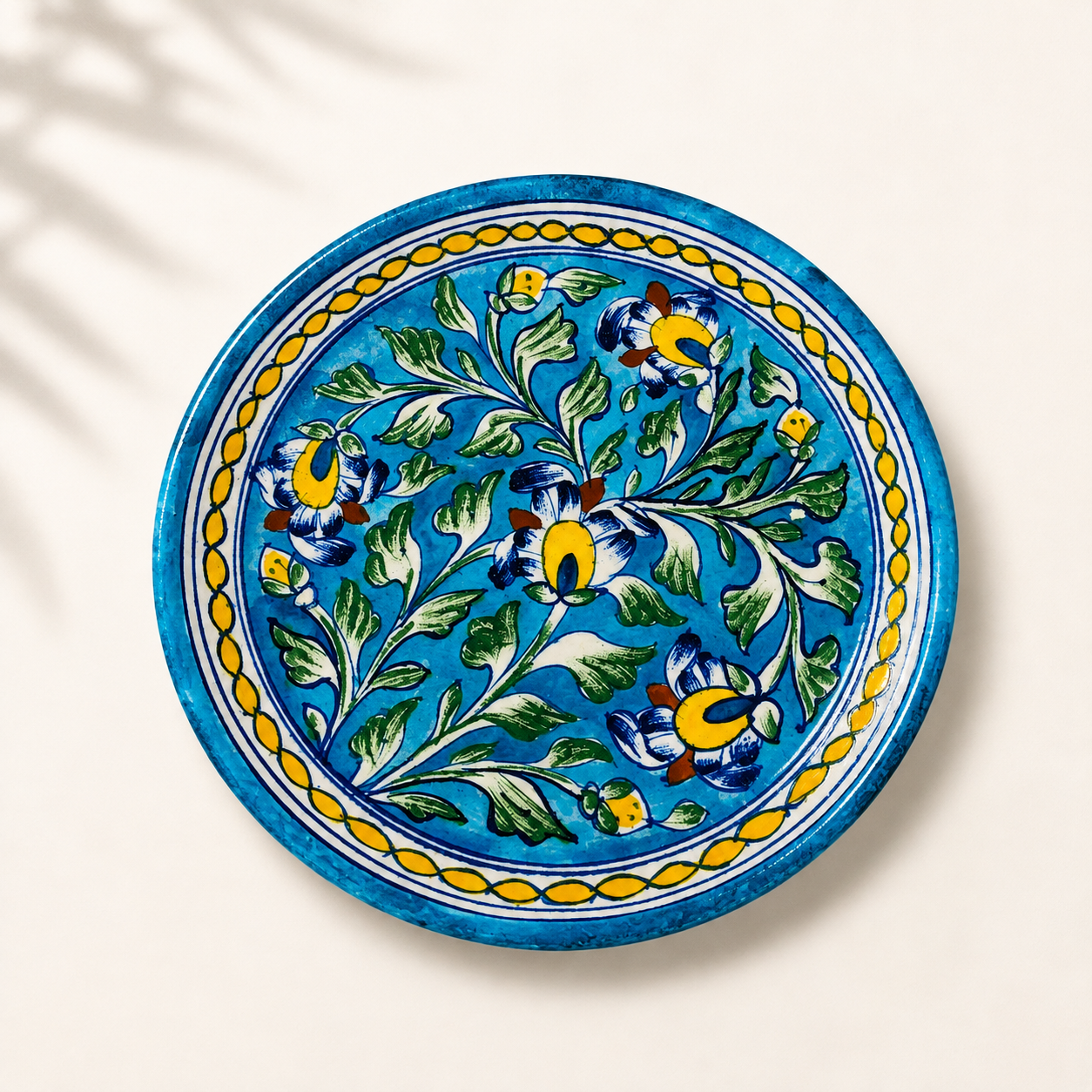 8-inch Blue Pottery Plate