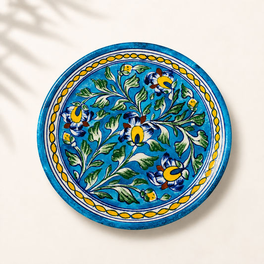 8-inch Blue Pottery Plate