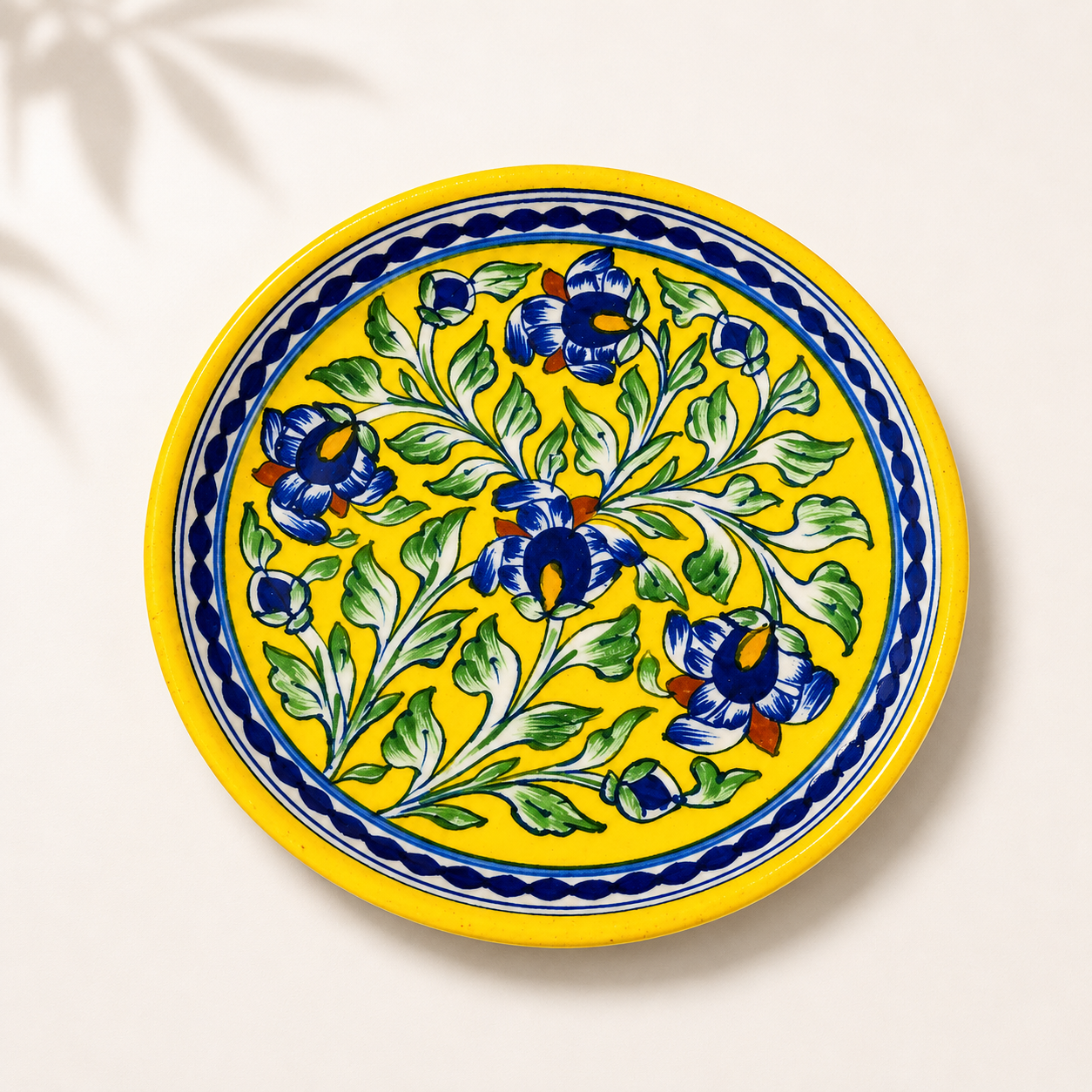 8-inch Blue Pottery Plate