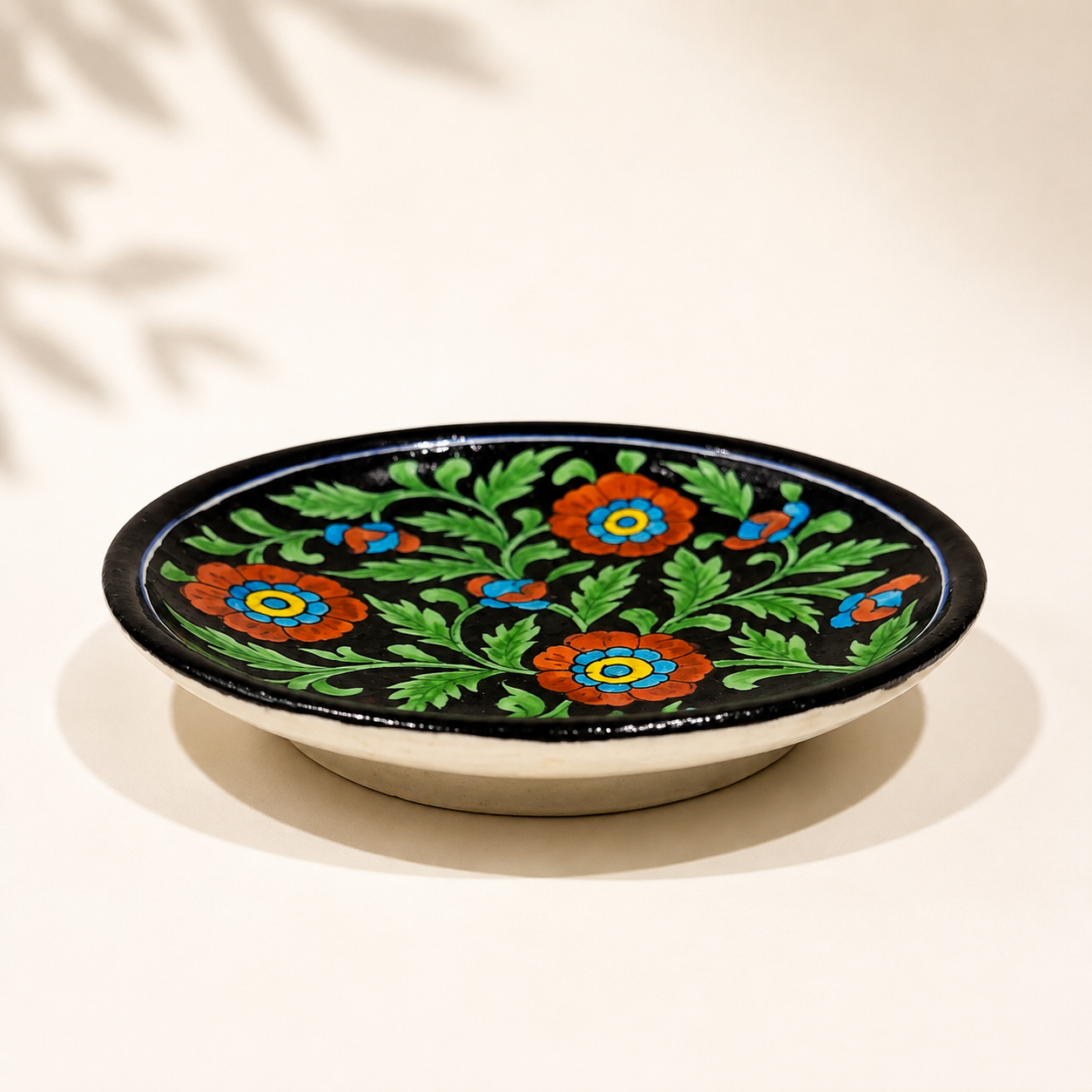 8-inch Blue Pottery Plate