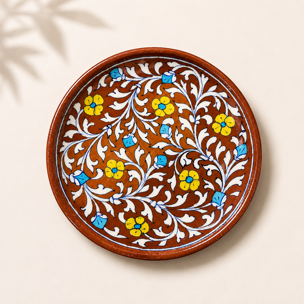8-inch Blue Pottery Plate