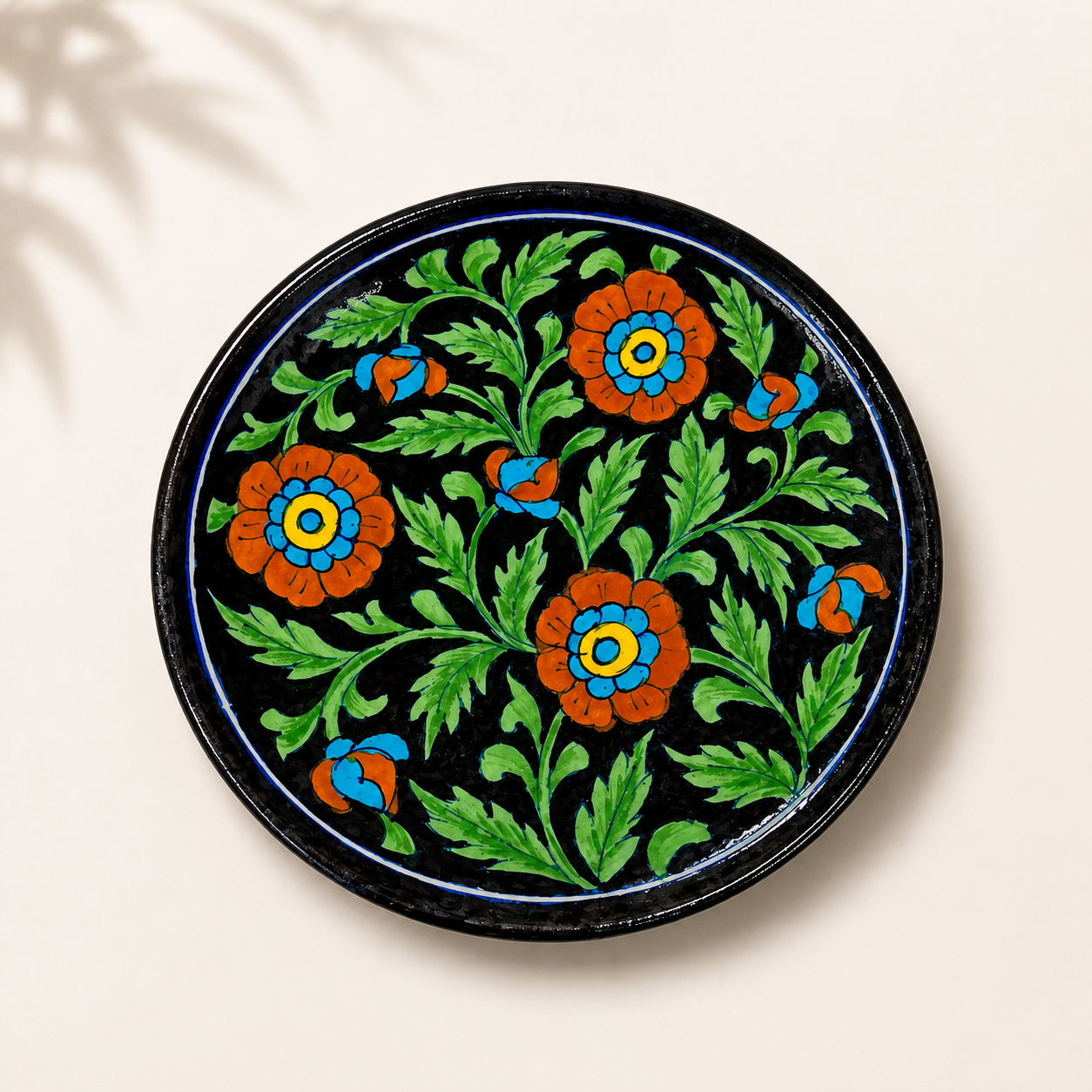 8-inch Blue Pottery Plate