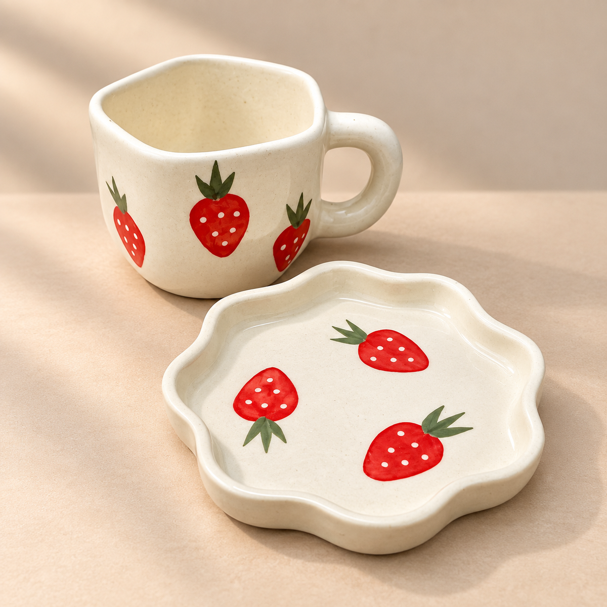 Strawberry Fields Cup & Saucer Set
