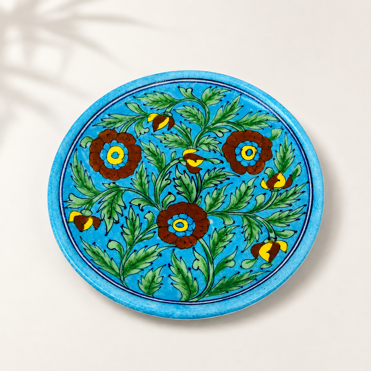 8-inch Blue Pottery Plate