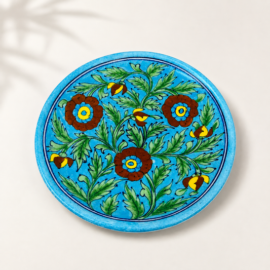 8-inch Blue Pottery Plate
