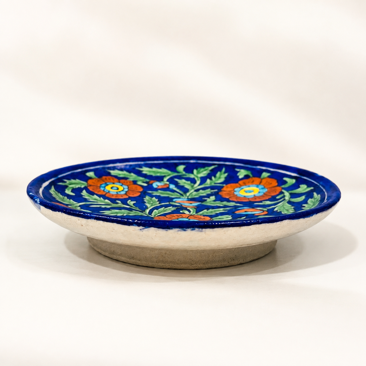 8-inch Blue Pottery Plate