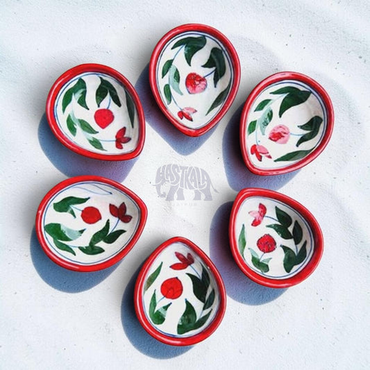 Scarlet Grace Blue Pottery Diya