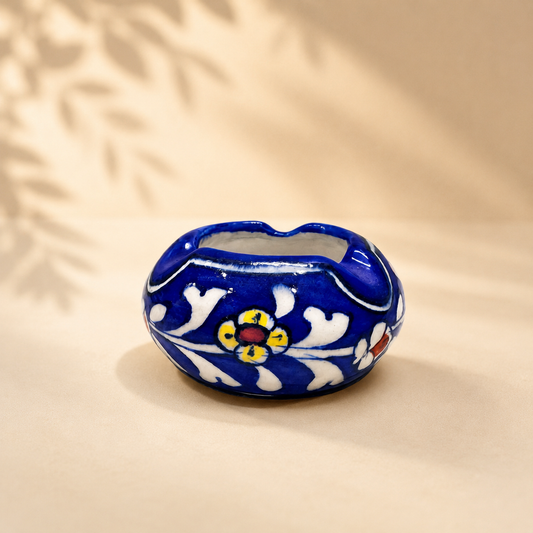 3-inch Blue Pottery Ashtray