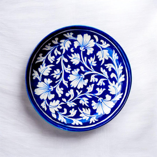 8-inch Blue Pottery Plate