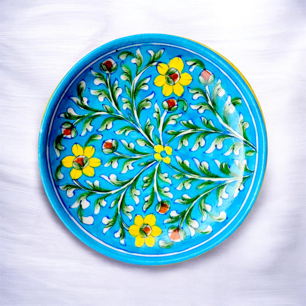 8-inch Blue Pottery Plate