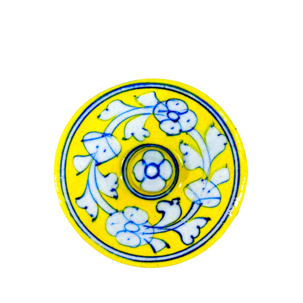 4-inch Blue Pottery Jar