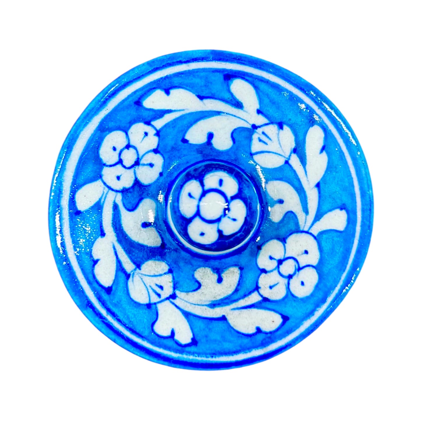 4- inch Blue Pottery Jar