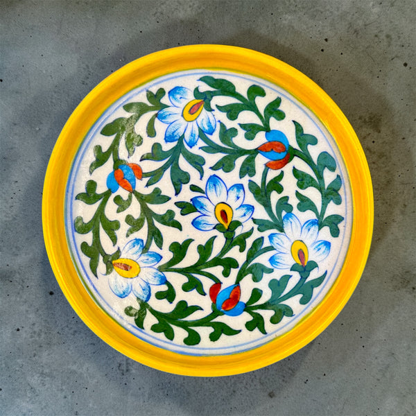 9-inch Blue Pottery Thali