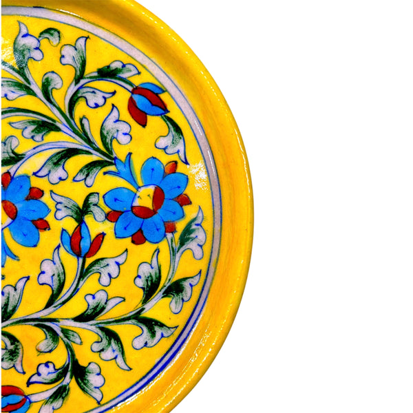 9-inch Blue Pottery Thali