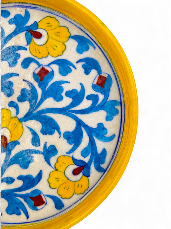9-inch Blue Pottery Thali