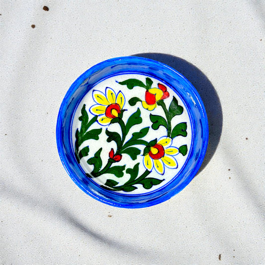 4-inch Blue Pottery Thali