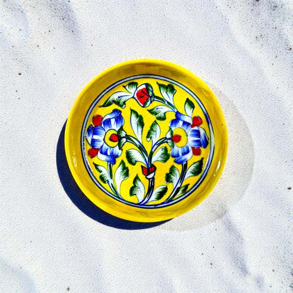 4-inch Blue Pottery Thali