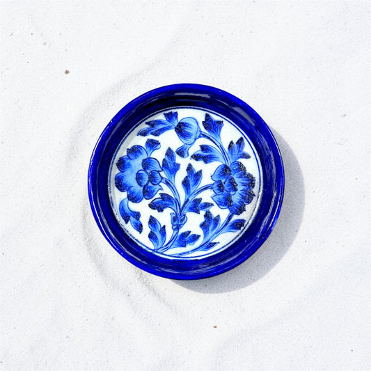 4-inch Blue Pottery Thali