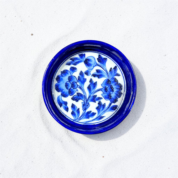 4-inch Blue Pottery Thali