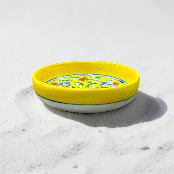 4-inch Blue Pottery Thali