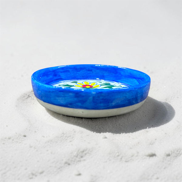 4-inch Blue Pottery Thali