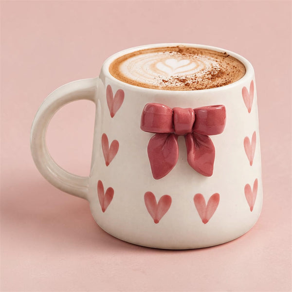 Blush Bow Mug (1 Piece)