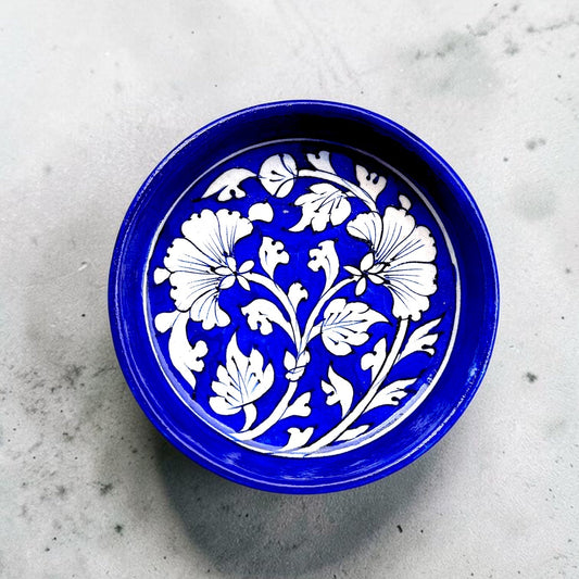 6-inch Blue Pottery Thali