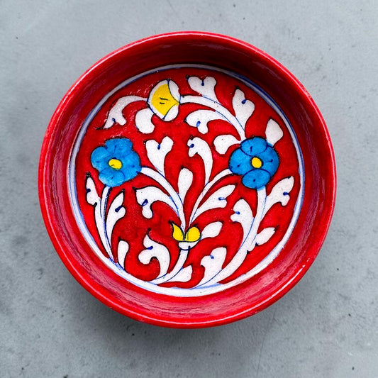 4-inch Blue Pottery Thali