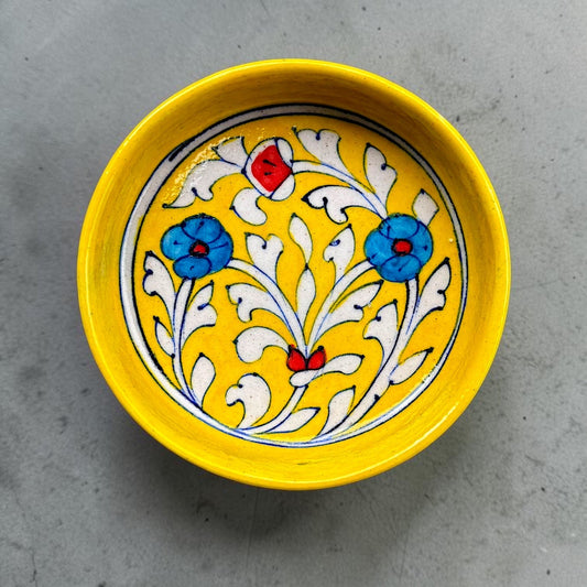 4-inch Blue Pottery Thali