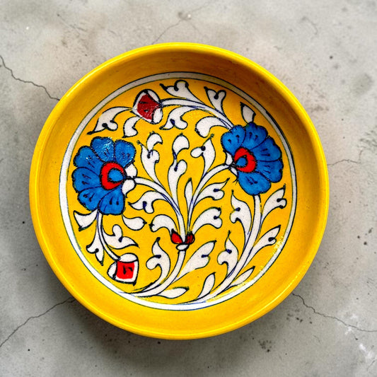 6-inch Blue Pottery Thali