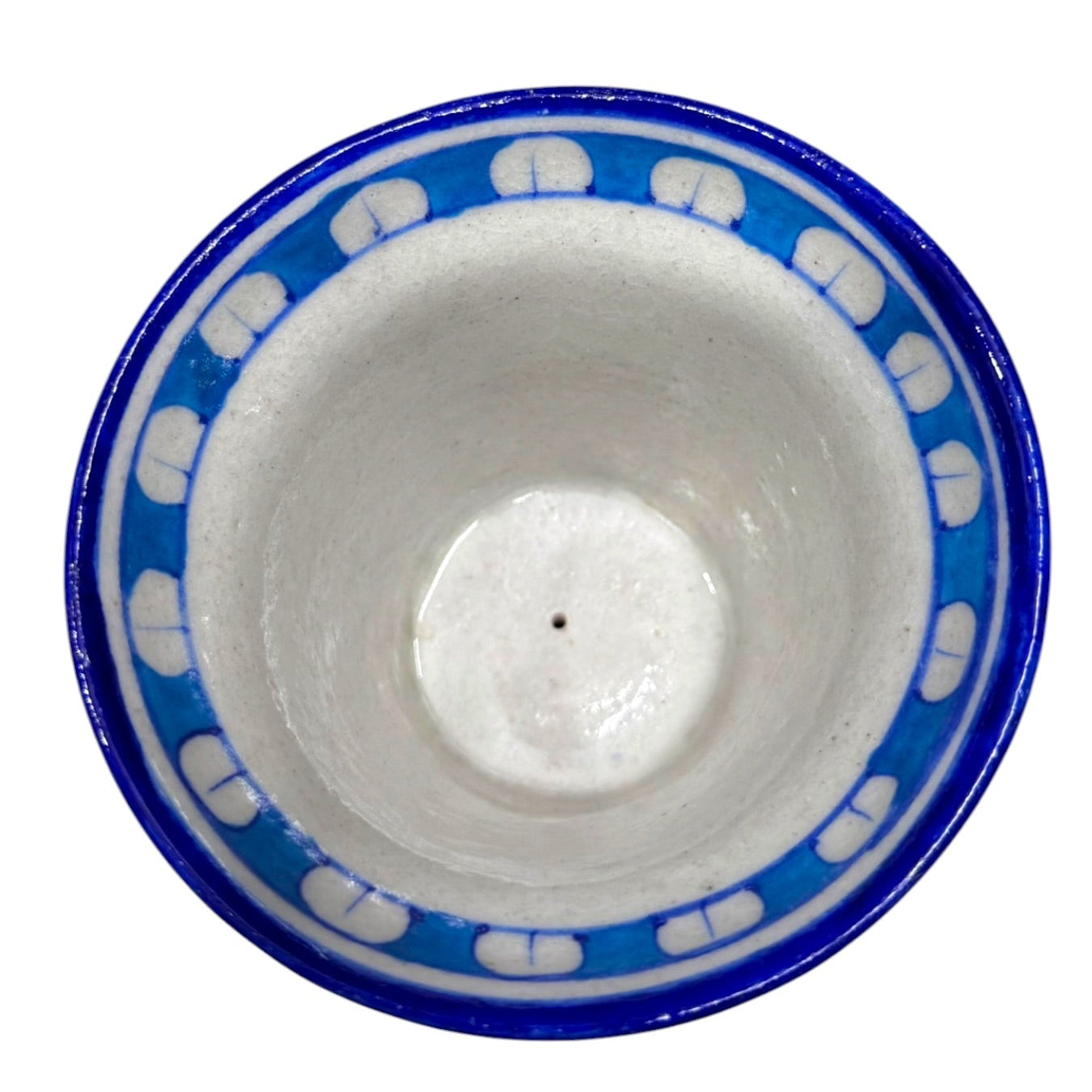 4-Inch Blue Pottery Planter