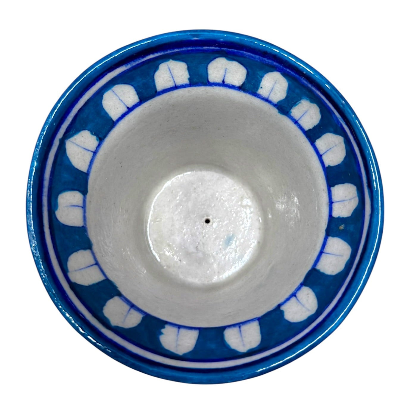 4-Inch Blue Pottery Planter