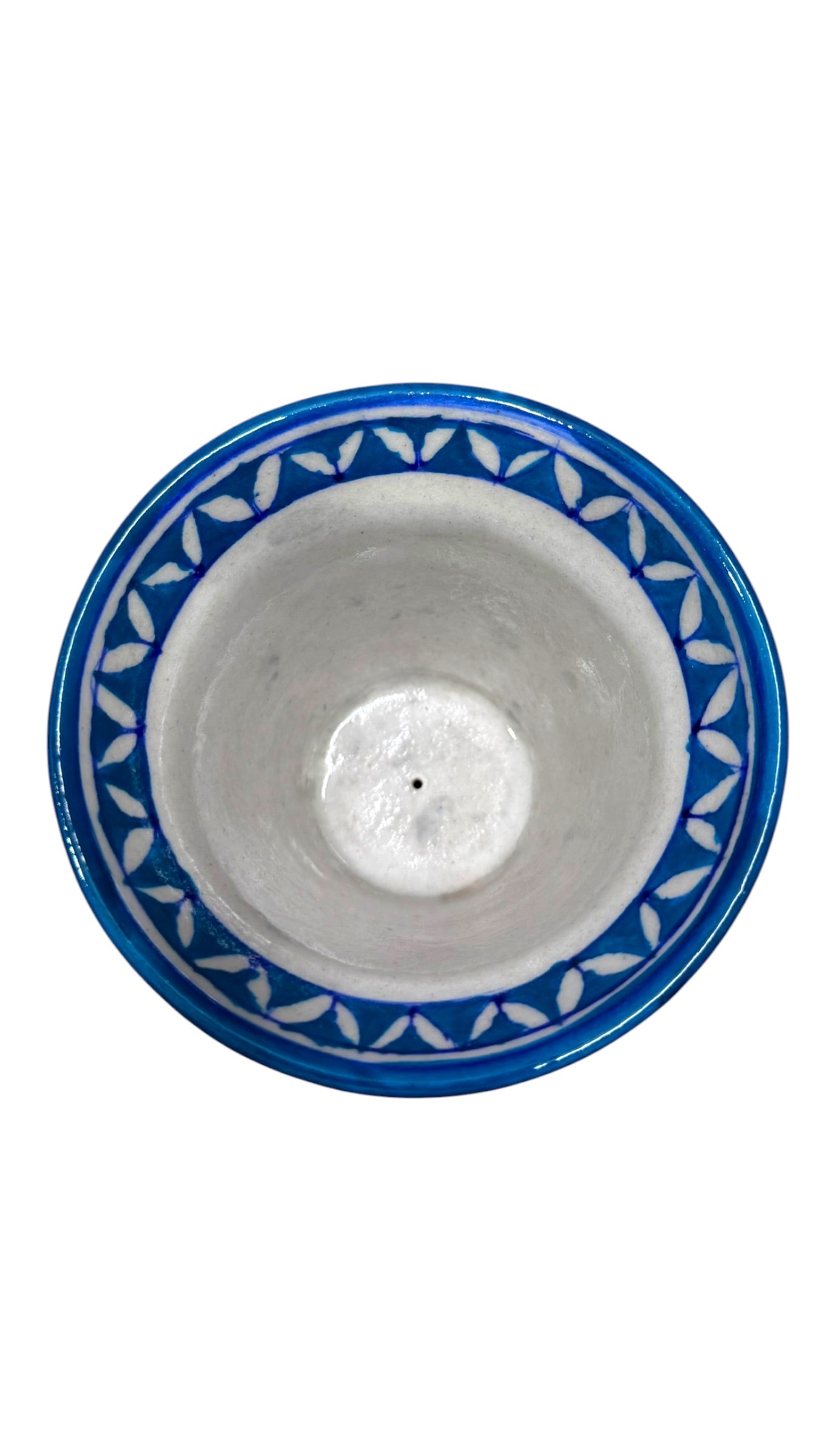 4-Inch Blue Pottery Planter