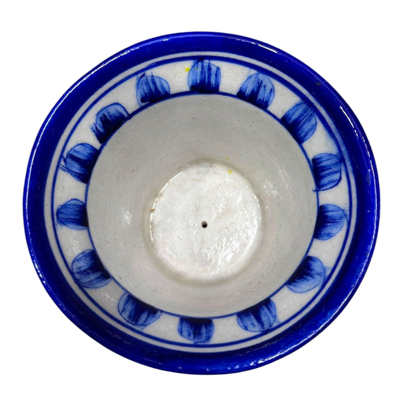 4-Inch Blue Pottery Planter