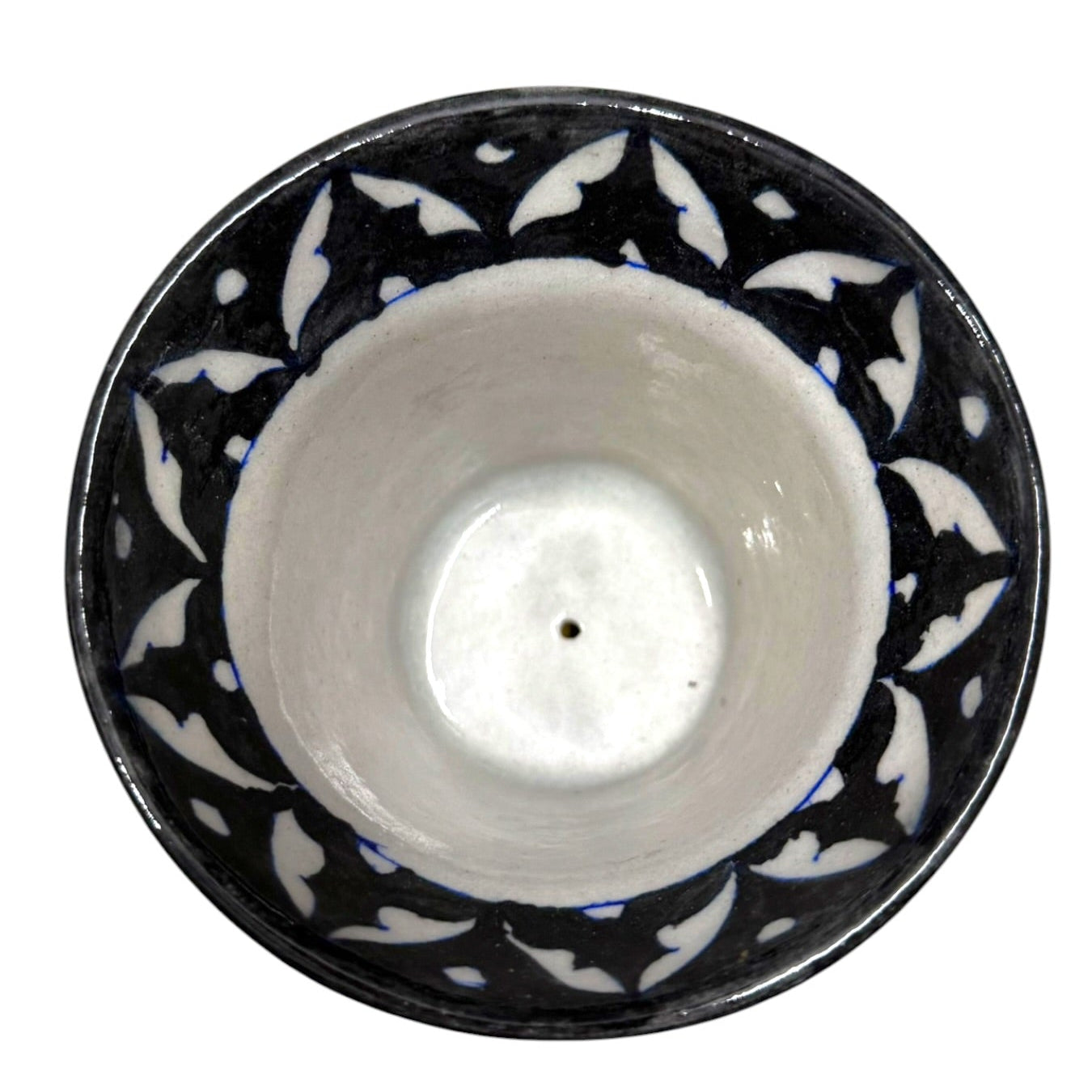 4-Inch Blue Pottery Planter