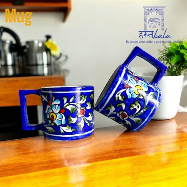HastKala Blue Pottery Mugs